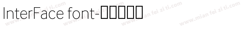 InterFace font字体转换